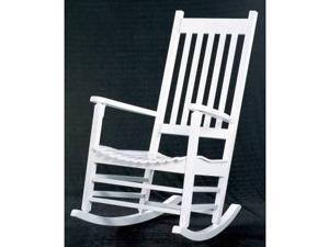 International Concepts R-51864 Solid Wood Porch Rocker - White International Concepts R-51864 Solid Wood Porch Rocker - White
