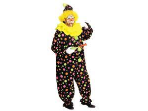 Costumes For All Occasions AA123 Neon Dotted Clown Full Size Costumes For All Occasions AA123 Neon Dotted Clown Full Size