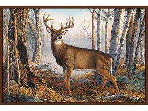 Custom Printed Rugs WHITETAIL Whitetail Wildlife Rug Custom Printed Rugs WHITETAIL Whitetail Wildlife Rug