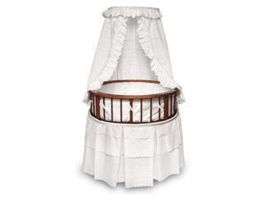 Badger Basket Elegance Round Baby Bassinet Badger Basket Elegance Round Baby Bassinet