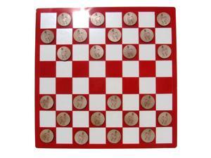 CAMIC designs FAR005CKS Laser-Etched Llama Checkers Set CAMIC designs FAR005CKS Laser-Etched Llama Checkers Set