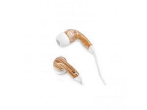 Zenex EP5437 Graphic Collection Wood Headphones- White Zenex EP5437 Graphic Collection Wood Headphones- White
