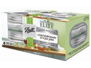Hearthmark 4 Pack 8 Oz Platinum Collection Elite Jars 61162 Hearthmark 4 Pack 8 Oz Platinum Collection Elite Jars 61162