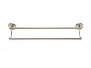 JVJHardware 24248 Plain 24 in.Double Towel Bar Set Concealed Screw - Satin Nickel JVJHardware 24248 Plain 24 in.Double Towel Bar Set Concealed Screw - Satin Nickel