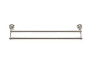JVJHardware 24048 Liberty 24 in.Double Towel Bar Set Concealed Screw - Satin Nickel JVJHardware 24048 Liberty 24 in.Double Towel Bar Set Concealed Screw - Satin Nickel