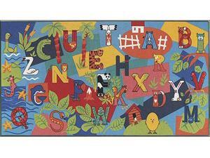 Custom Printed Rugs Alpha Play 3 ft. x 6.6 in. Learn Your Abc ft.s Rug Custom Printed Rugs Alpha Play 3 ft. x 6.6 in. Learn Your Abc ft.s Rug