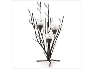 SWM 12055 Crystal Tree Tealight Holder SWM 12055 Crystal Tree Tealight Holder