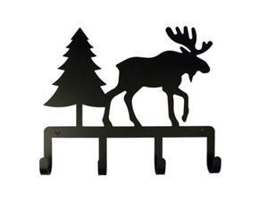 Village Wrought Iron KH-22 Moose-Pine Tree Key Holder Village Wrought Iron KH-22 Moose-Pine Tree Key Holder