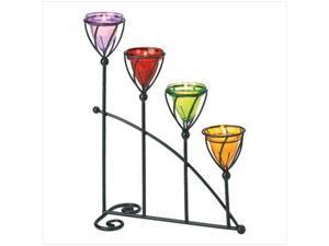 SWM 38648 Jewel-Toned Candleholder SWM 38648 Jewel-Toned Candleholder
