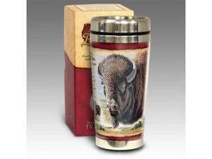 American Expediton STMG-107 American Bison 16-oz. Steel Travel Mug American Expediton STMG-107 American Bison 16-oz. Steel Travel Mug