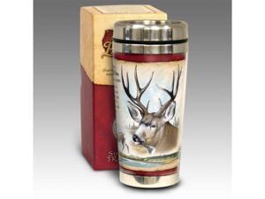 American Expediton STMG-123 Mule Deer 16-oz. Steel Travel Mug American Expediton STMG-123 Mule Deer 16-oz. Steel Travel Mug