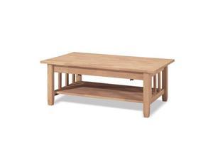 International Concepts BJ6TCL Mission Tall Coffee Table with Lift Top International Concepts BJ6TCL Mission Tall Coffee Table with Lift Top