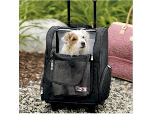Snoozer SN-86210 Roll Around Pet Carrier - Medium-Black Snoozer SN-86210 Roll Around Pet Carrier - Medium-Black