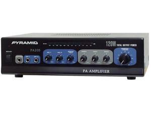 PYRAMID PA205 Amplifier with Microphone Input 120-Watt PYRAMID PA205 Amplifier with Microphone Input 120-Watt