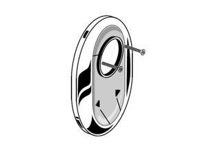 AMERICAN STANDARD 030247-0020A Escutcheon, Metal AMERICAN STANDARD 030247-0020A Escutcheon, Metal