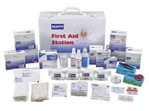 North Safety 068-019720-0009L 100 Person First Aid Kitfilled 15X11X5 Inch North Safety 068-019720-0009L 100 Person First Aid Kitfilled 15X11X5 Inch