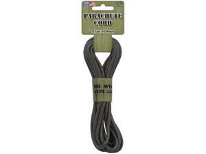 Parachute Cord 3mm 16 Feet/Pkg-Gun Metal Parachute Cord 3mm 16 Feet/Pkg-Gun Metal