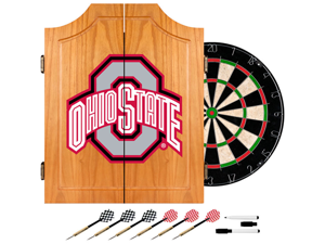 Trademark Poker LRG7000-OSU-BLK Ohio State University Dart Cabinet Includes Darts and Board Trademark Poker LRG7000-OSU-BLK Ohio State University Dart Cabinet Includes Darts and Board