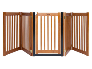 Dynamic Accents 42625 32 in. Walk-Through 5 Panel Free Standing Gate -Artisan Bronze Dynamic Accents 42625 32 in. Walk-Through 5 Panel Free Standing Gate -Artisan Bronze