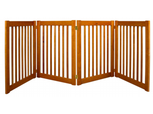 Dynamic Accents 42623 32 in. 4 Panel Free Standing EZ Gate - Artisan Bronze Dynamic Accents 42623 32 in. 4 Panel Free Standing EZ Gate - Artisan Bronze