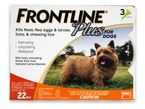 MERIAL 004FLTSP-0-22 Frontline Plus Flea & Tick for Dogs Up to 22 lbs, 3 Month MERIAL 004FLTSP-0-22 Frontline Plus Flea & Tick for Dogs Up to 22 lbs, 3 Month