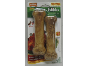 Nylabone Corp - bones - Healthy Edible- Chicken Wol from 2 Pack - NBQ103TPP Nylabone Corp - bones - Healthy Edible- Chicken Wol from 2 Pack - NBQ103TPP