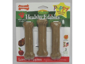 Nylabone Corp - bones - Healthy Edibles Bone Puppy- Lamb & Apples Regular - N502VP Nylabone Corp - bones - Healthy Edibles Bone Puppy- Lamb & Apples Regular - N502VP