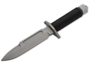 BOKER PLUS 02BO001 Apparo Knife with Fixed Blade and 7 in. Bead Blasted Plain BOKER PLUS 02BO001 Apparo Knife with Fixed Blade and 7 in. Bead Blasted Plain