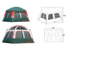 Gigatent FT 049 Prospect Rock 10 x 8 Family tent- sleeps 4-5 Gigatent FT 049 Prospect Rock 10 x 8 Family tent- sleeps 4-5