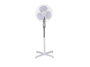 Optimus 16 in. Stand Fan Oscillating 3 Speed Whisper - White - F1660 Optimus 16 in. Stand Fan Oscillating 3 Speed Whisper - White - F1660