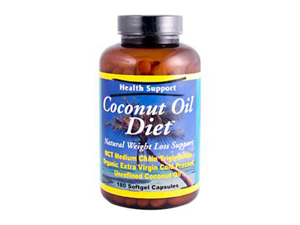 Health Support 0173534 Coconut Oil Diet - 180 Softgel Capsules Health Support 0173534 Coconut Oil Diet - 180 Softgel Capsules