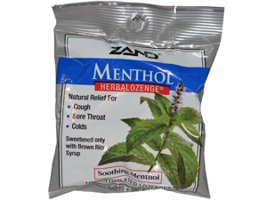 Zand 0978247 Menthol HerbaLozenge Soothing Menthol - 15 Lozenges Zand 0978247 Menthol HerbaLozenge Soothing Menthol - 15 Lozenges