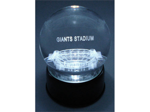 Sports Collectors Guild GiantsLES Giants Stadium Etched In Crystal Globe With Lighted Musical Base Sports Collectors Guild GiantsLES Giants Stadium Etched In Crystal Globe With Lighted Musical Base