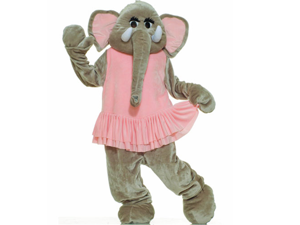 Forum Novelties Inc 33742 Elephant Plush Economy Mascot Adult Costume Size One-Size Forum Novelties Inc 33742 Elephant Plush Economy Mascot Adult Costume Size One-Size