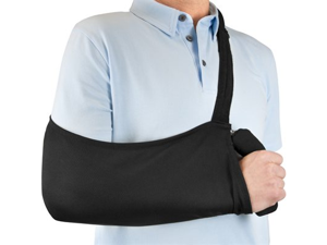 IMAK A30140 Arm Sling with Materials Polyester Cotton Spandex - Black IMAK A30140 Arm Sling with Materials Polyester Cotton Spandex - Black