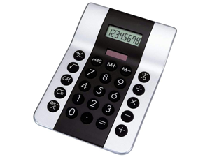 Mitaki-Japan HHCALRS2 Mitaki-Japan 4" Dual Powered Calculator - Silver/Black Mitaki-Japan HHCALRS2 Mitaki-Japan 4" Dual Powered Calculator - Silver/Black
