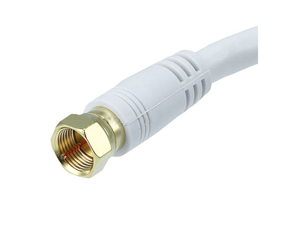 CMPLE 389-N RG6 F Type Coaxial 18AWG CL2 Rated 75Ohm Cable -50ft White CMPLE 389-N RG6 F Type Coaxial 18AWG CL2 Rated 75Ohm Cable -50ft White
