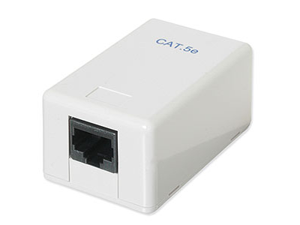 External RJ45 Cat 5e Wall Jack Single External RJ45 Cat 5e Wall Jack Single