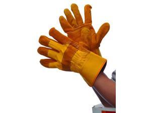 Bulk Buys Golden Yellow Joint leather Gloves - Case of 72 Bulk Buys Golden Yellow Joint leather Gloves - Case of 72