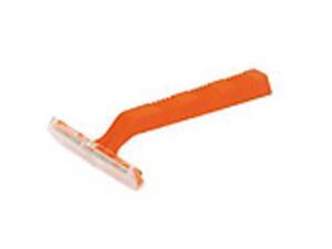 Bulk Buys Disposable Razor, Single-Edge, Orange Handle-CS - Case of 2000 Bulk Buys Disposable Razor, Single-Edge, Orange Handle-CS - Case of 2000