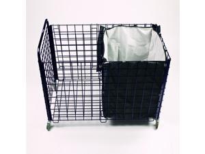 Jaypro Sports TENINJA-SPLIT Germninja Sports Ball Sanitizer Rollaway Ball Cart-Silver Embedded Bag Jaypro Sports TENINJA-SPLIT Germninja Sports Ball Sanitizer Rollaway Ball Cart-Silver Embedded Bag