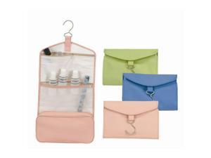 Royce Leather 264-CP-5 Hanging Toiletry Bag - Carnation Pink Royce Leather 264-CP-5 Hanging Toiletry Bag - Carnation Pink