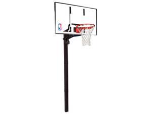 Spalding 88461G 60 in. Glass In-Ground Basketball System Spalding 88461G 60 in. Glass In-Ground Basketball System
