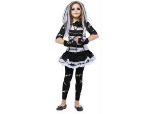 Costumes For All Occasions FW121322MD Monster Bride Child 8-10 Costumes For All Occasions FW121322MD Monster Bride Child 8-10