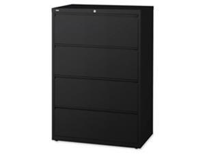 Lorell LLR60436 Lateral File- 4-Drawer- 42in.x18-.63in.x52-.50in.- Gray Lorell LLR60436 Lateral File- 4-Drawer- 42in.x18-.63in.x52-.50in.- Gray