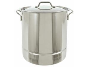 Barbour 1310 Classic 10 Gallon Stainless Steel Stockpot with Tri-Ply Bottom Barbour 1310 Classic 10 Gallon Stainless Steel Stockpot with Tri-Ply Bottom