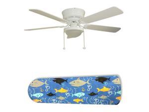 New Image Concepts 2685 52 in. Ceiling Fan with Lamp - Fish Frenzy Swimming Shark New Image Concepts 2685 52 in. Ceiling Fan with Lamp - Fish Frenzy Swimming Shark