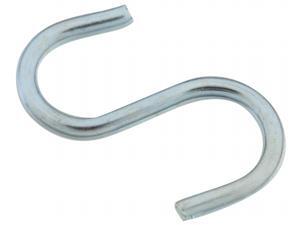 Stanley Hardware 759110 6 Count 1 in. Zinc Open End S Hooks Stanley Hardware 759110 6 Count 1 in. Zinc Open End S Hooks