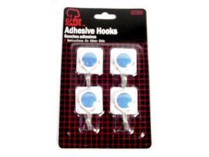 Bulk Buys Adhesive Hooks - Case of 48 Bulk Buys Adhesive Hooks - Case of 48