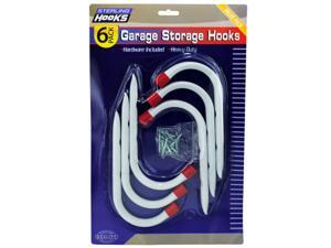 Garage Storage Hooks - Case of 16 Garage Storage Hooks - Case of 16